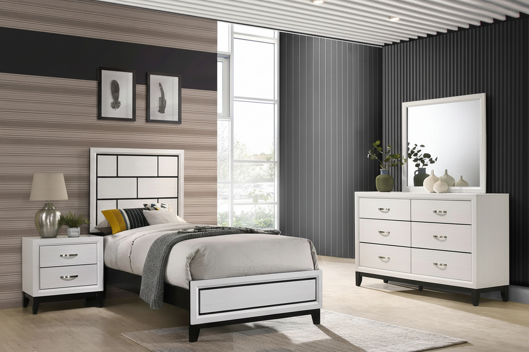 Akerson Chalk White Bedroom Suites by Crown Mark