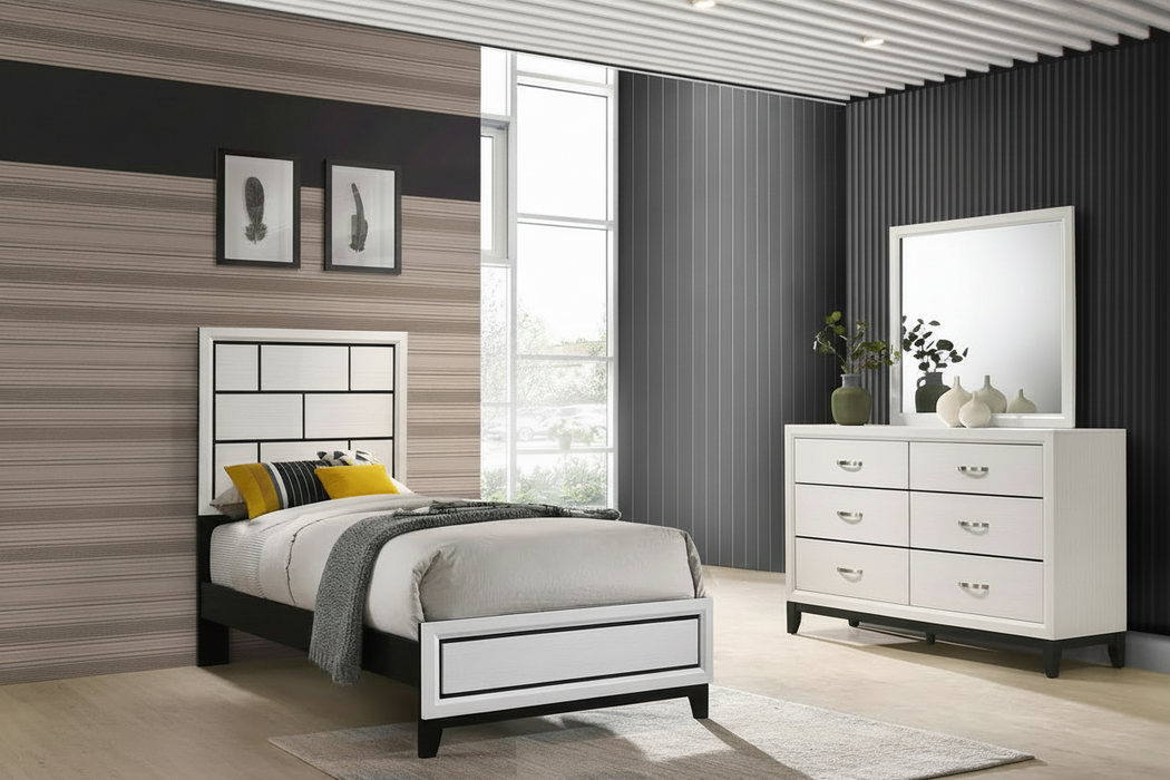 Akerson Chalk White Bedroom Suites by Crown Mark
