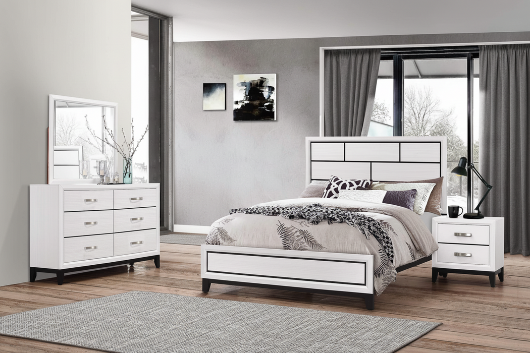 Akerson Chalk White Bedroom Suites by Crown Mark