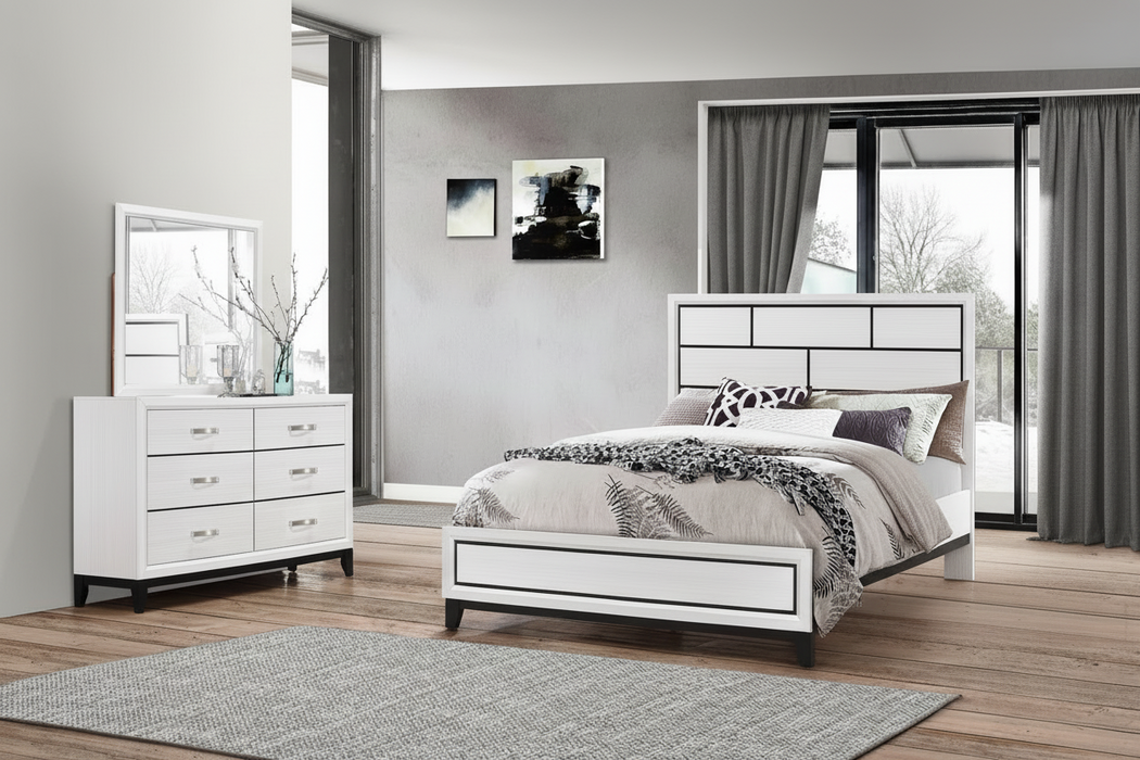 Akerson Chalk White Bedroom Suites by Crown Mark