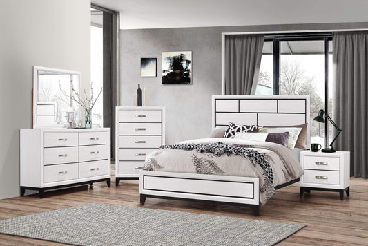 Akerson Chalk White Bedroom Suites by Crown Mark