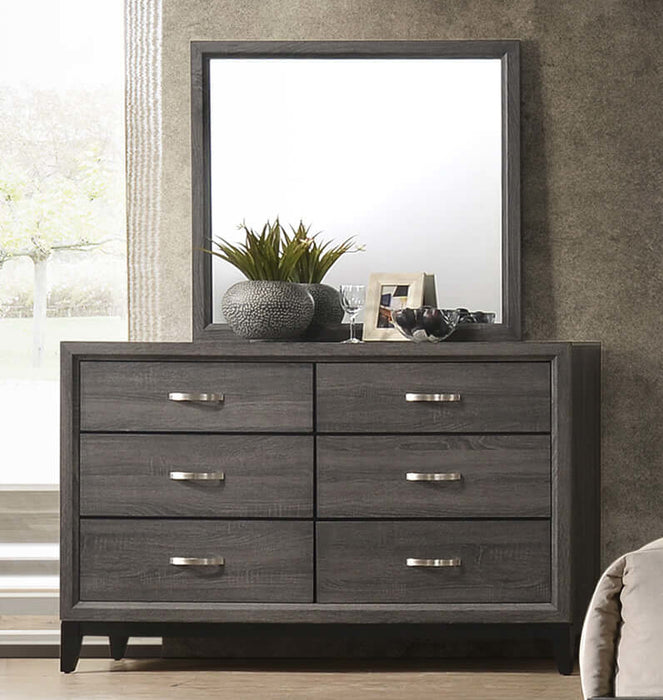 Akerson - Dresser & Mirror- Gray