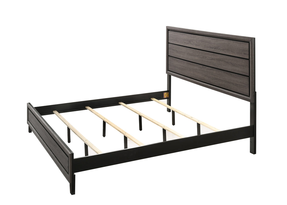 Akerson - King Bed - Gray