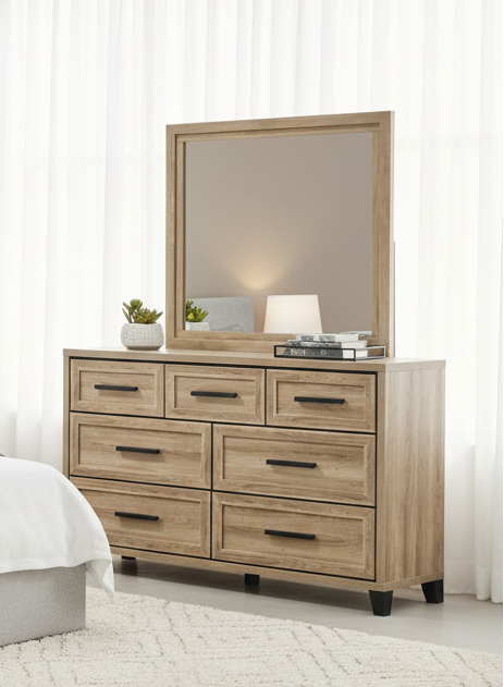Jameson Natural Dresser and Optional Mirror