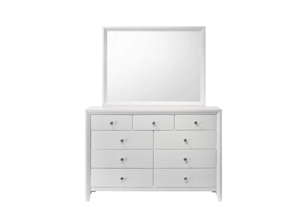 Evan White Bedroom Suites by Crown Mark