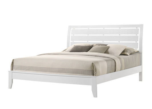Evan - King Bed - White