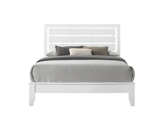 Evan - Queen Bed - White