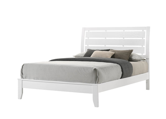 Evan - Queen Bed - White