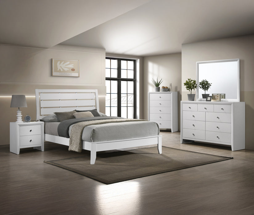 Evan - Dresser & Mirror - White