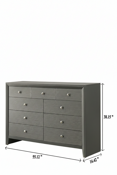 Denker - Dresser - Gun Metal