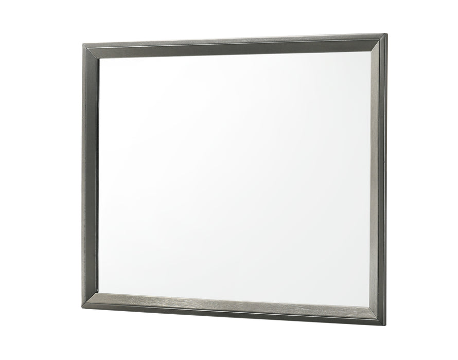Denker - Dresser & Mirror - Gun Metal