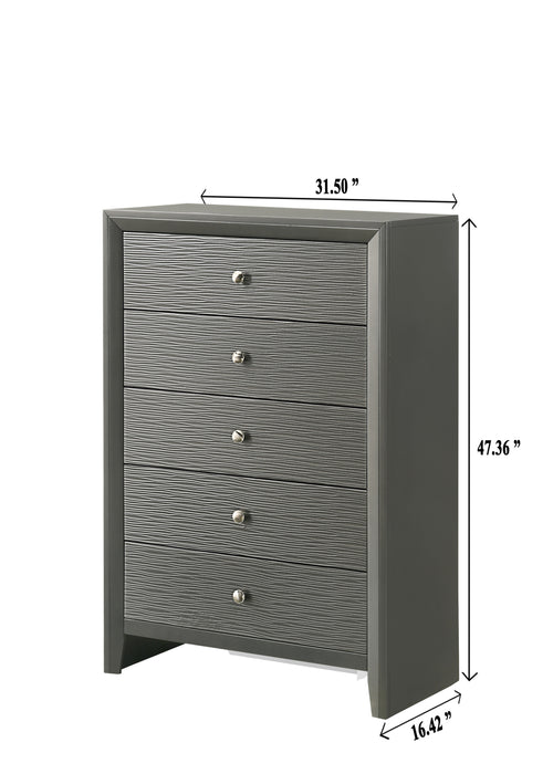 Denker - Chest - Gun Metal