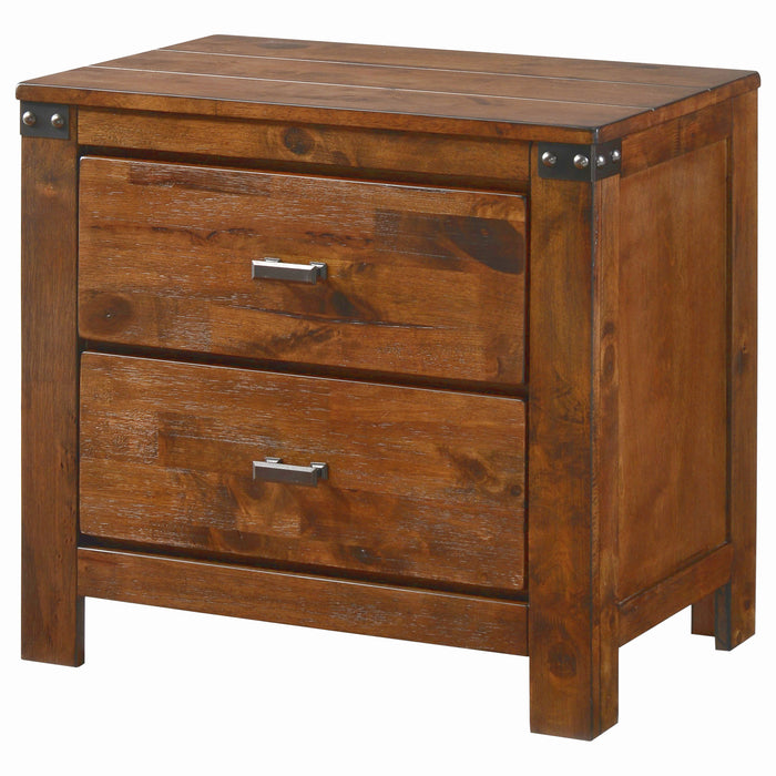 Curtis - Nightstand - Dark Oak