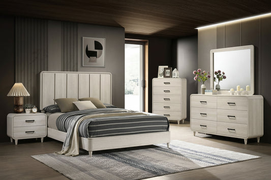 Nyomi Bedroom Suites by Crown Mark in Natural Driftwood or Light Brown