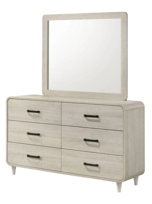 Nyomi Bedroom Suites by Crown Mark in Natural Driftwood or Light Brown