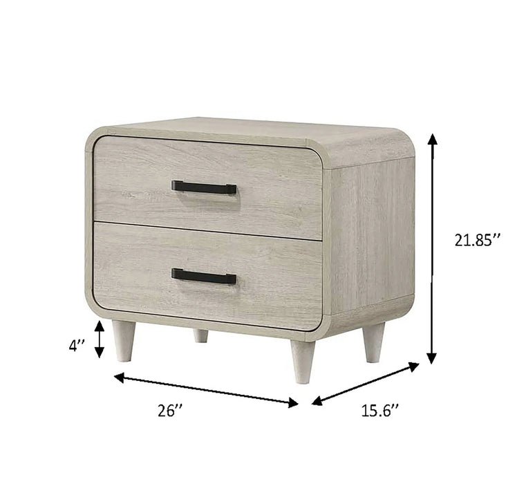 Nyomi Bedroom Suites by Crown Mark in Natural Driftwood or Light Brown