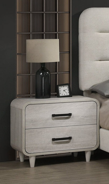 Nyomi Night Stand - Light Brown or Whitewash