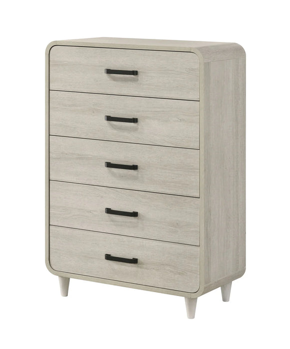 Nyomi Bedroom Suites by Crown Mark in Natural Driftwood or Light Brown