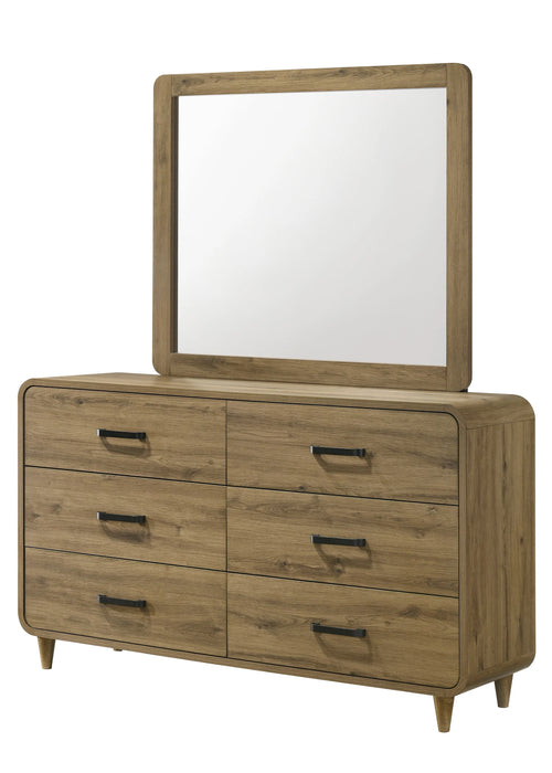Nyomi Bedroom Suites by Crown Mark in Natural Driftwood or Light Brown