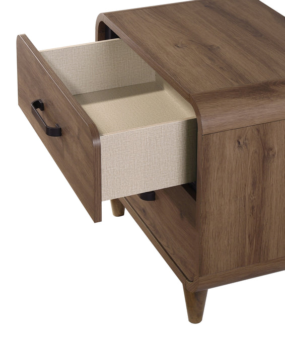 Nyomi Bedroom Suites by Crown Mark in Natural Driftwood or Light Brown