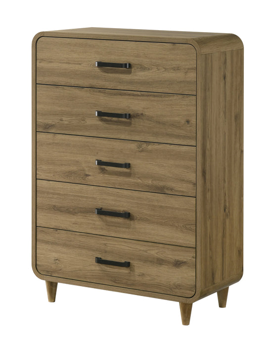 Nyomi Bedroom Suites by Crown Mark in Natural Driftwood or Light Brown