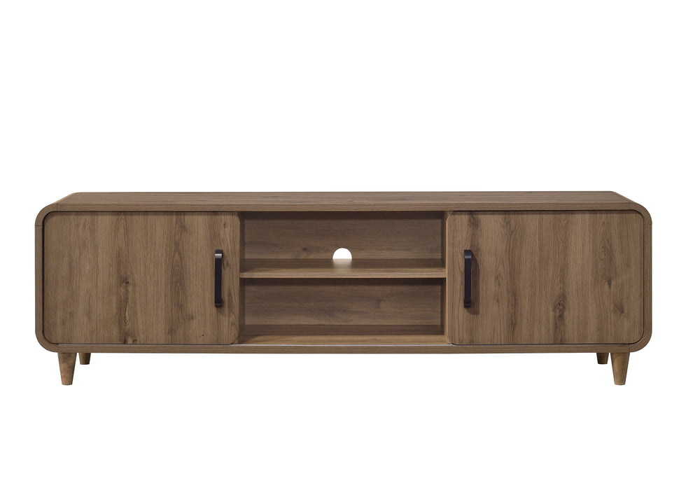 Nyomi TV Stand - White Wash or Light Brown