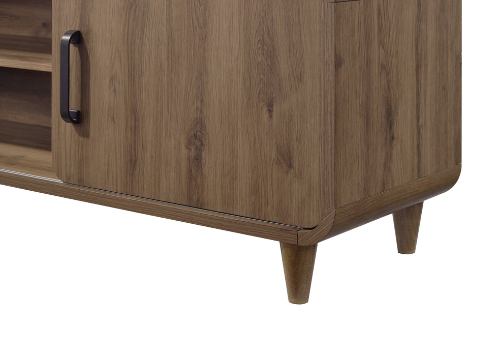 Nyomi TV Stand - White Wash or Light Brown