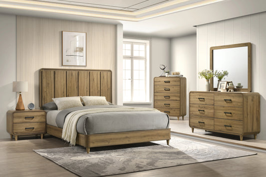 Nyomi Bedroom Suites by Crown Mark in Natural Driftwood or Light Brown