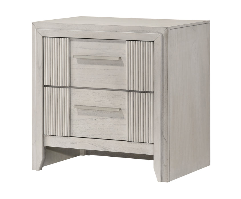 Carlton - Night Stand - White Mist