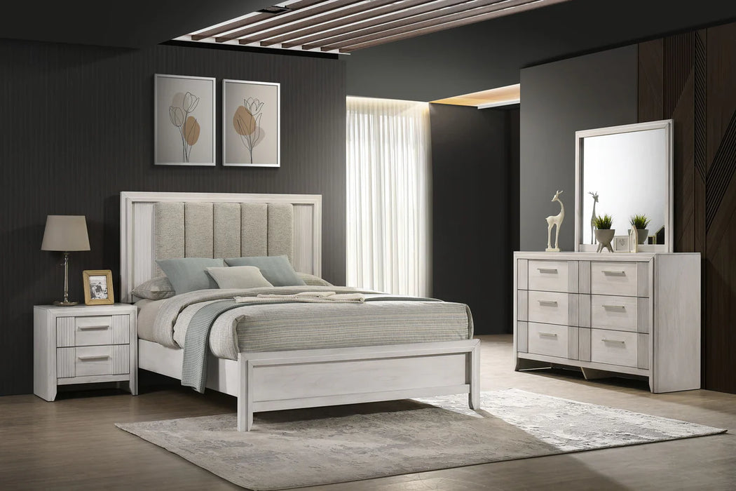 Carlton - Night Stand - White Mist