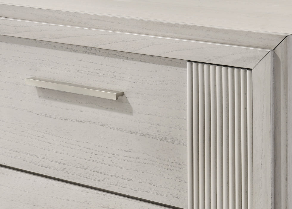 Carlton - Dresser & Mirror - White Mist