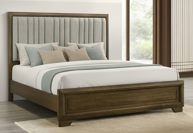 Lakecrest Padded Panel Bed