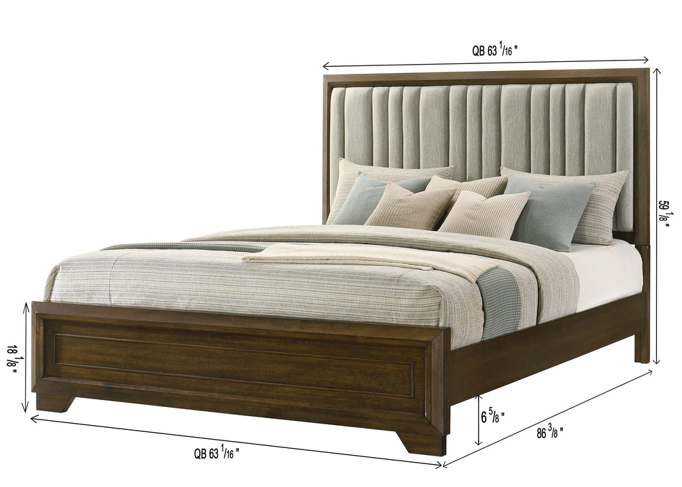 Lakecrest Upholstered Panel Bed