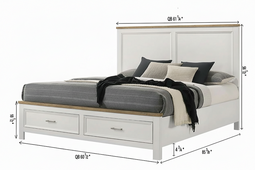 Aston King or Queen Platform Storage Bed