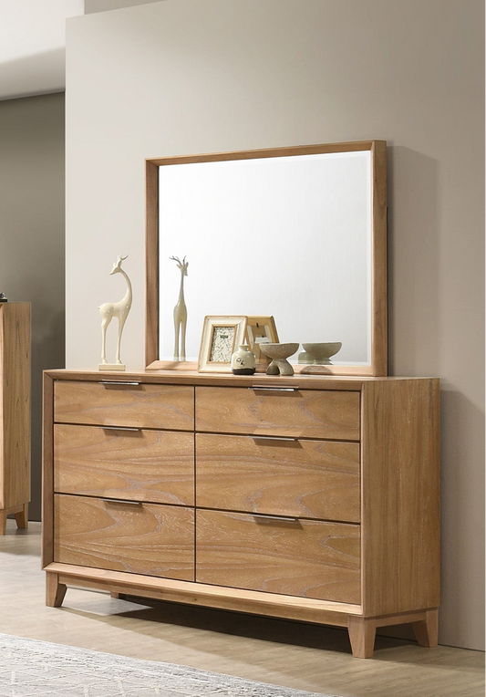 Florian - Dresser & Mirror - Natural