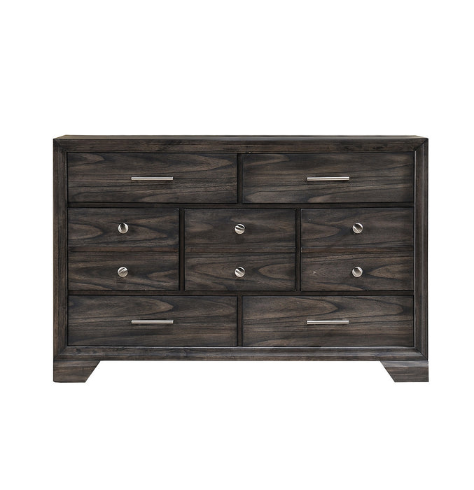 Jaymes - Dresser & Mirror - Gray