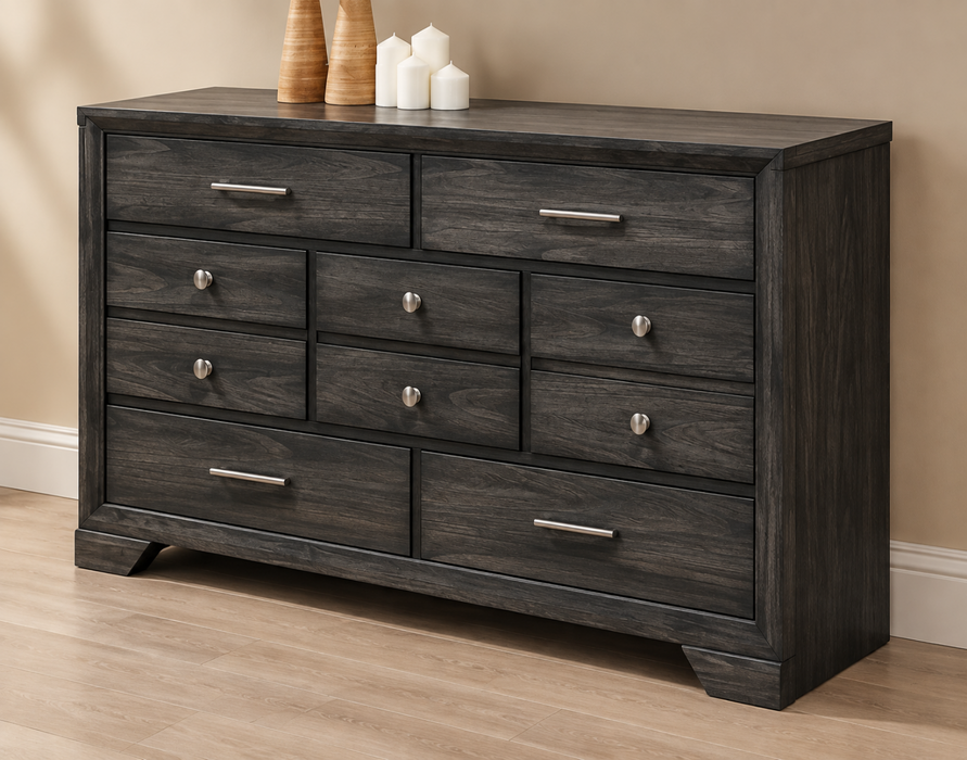 Jaymes Dresser In Dark Gray Brown