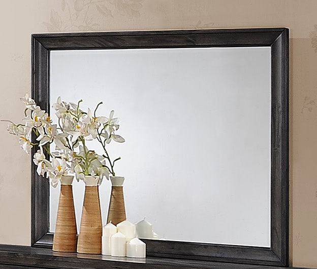 Jaymes Mirror In Dark Gray Brown