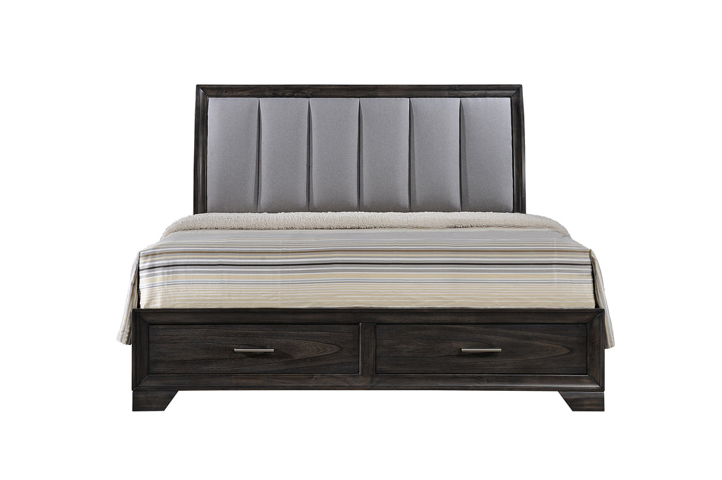 Jaymes - King Bed Storage - Gray