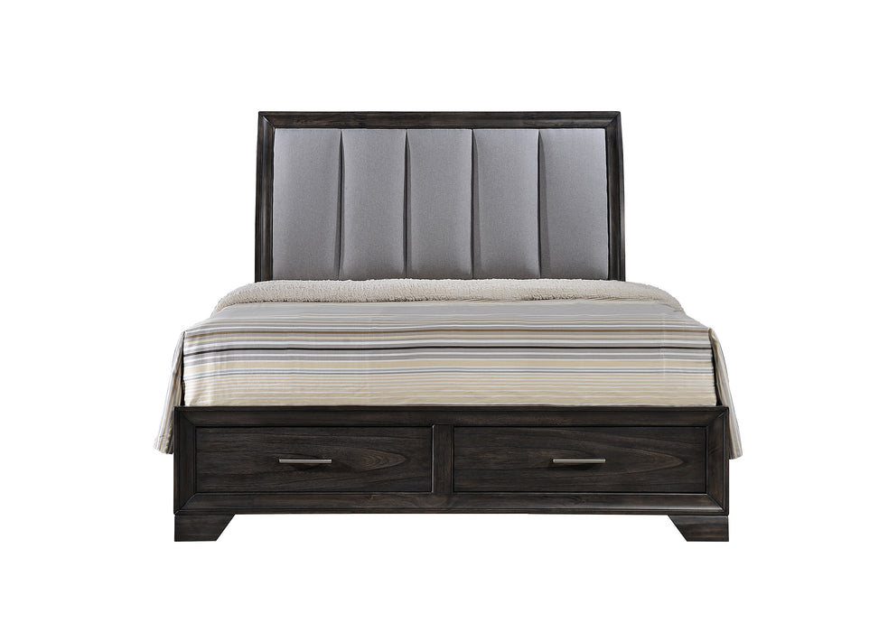Jaymes - Queen Bed Storage - Gray