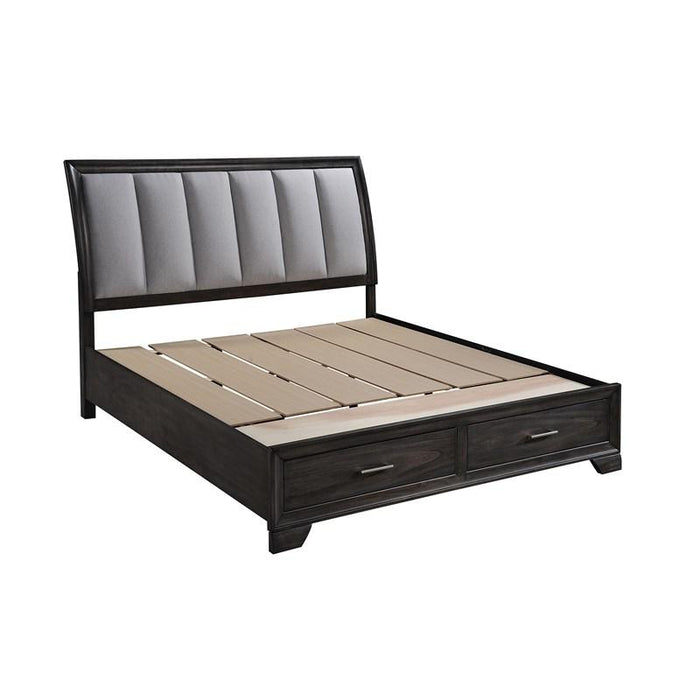 Jaymes - Queen Bed Storage - Gray