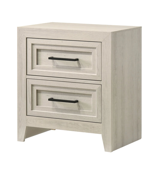 Lorraine White or Brown Nightstand