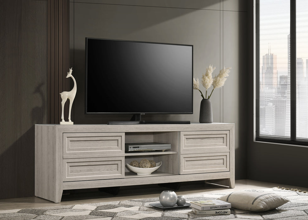 Lorraine Antique White or Brown TV Stand