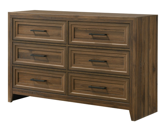 Lorraine White or Brown Dresser with Optional Mirror