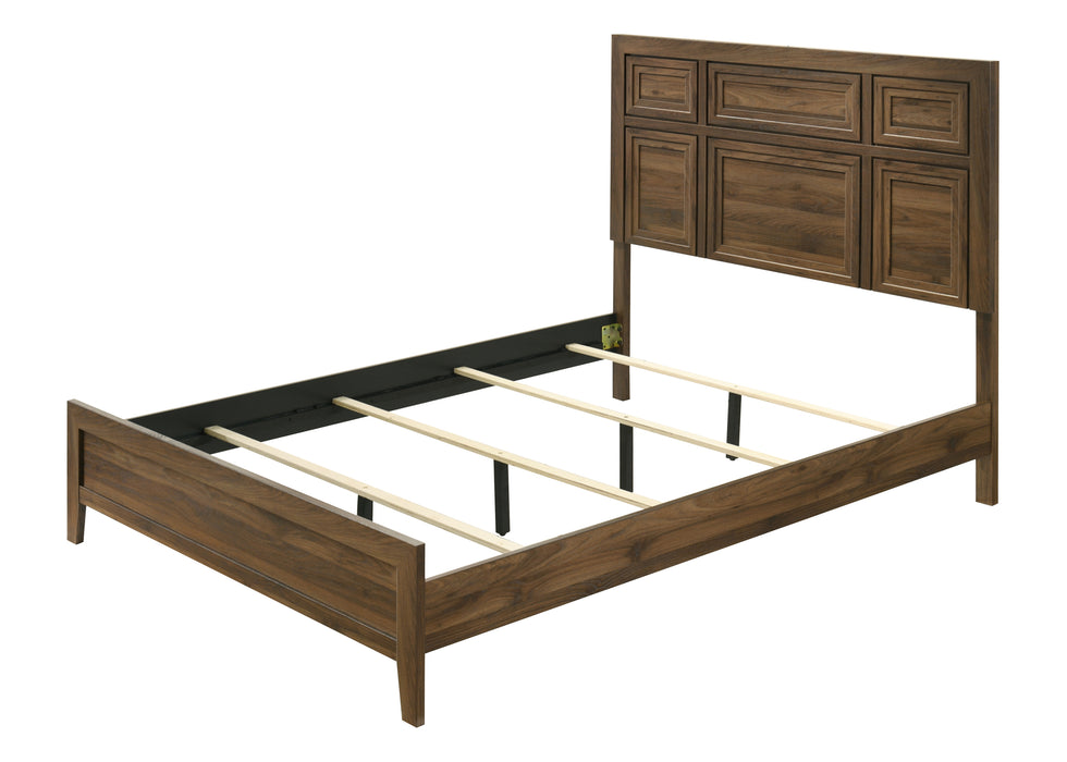 Lorraine White or Brown Panel Bed