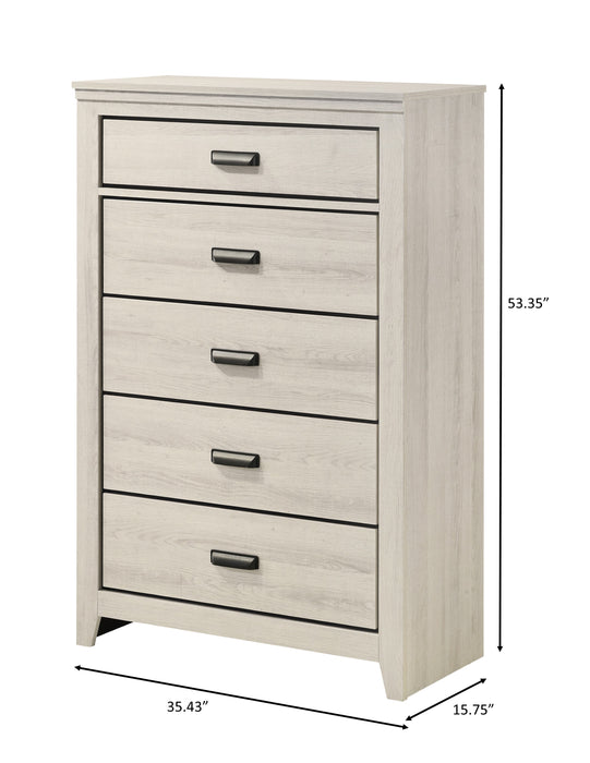 Carter - Chest - White