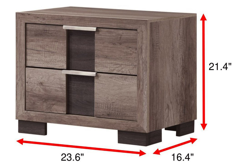 Rangley 2 Drawer Nightstand