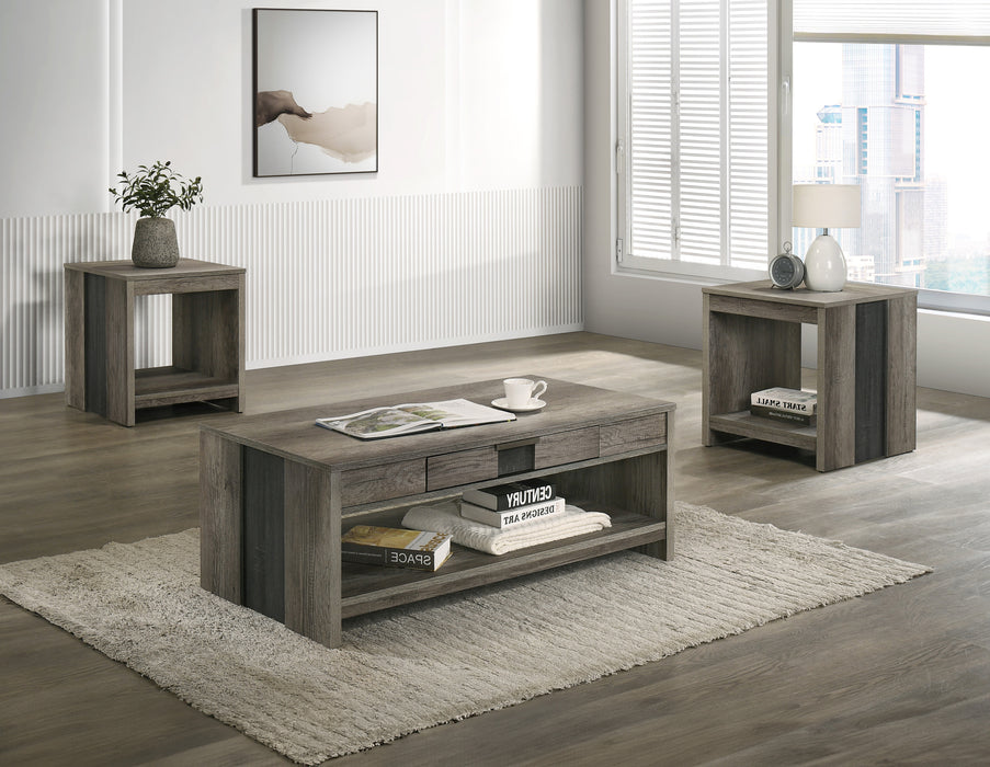 Rangley 3Pc. Table Set; Coffee and 2 End Tables