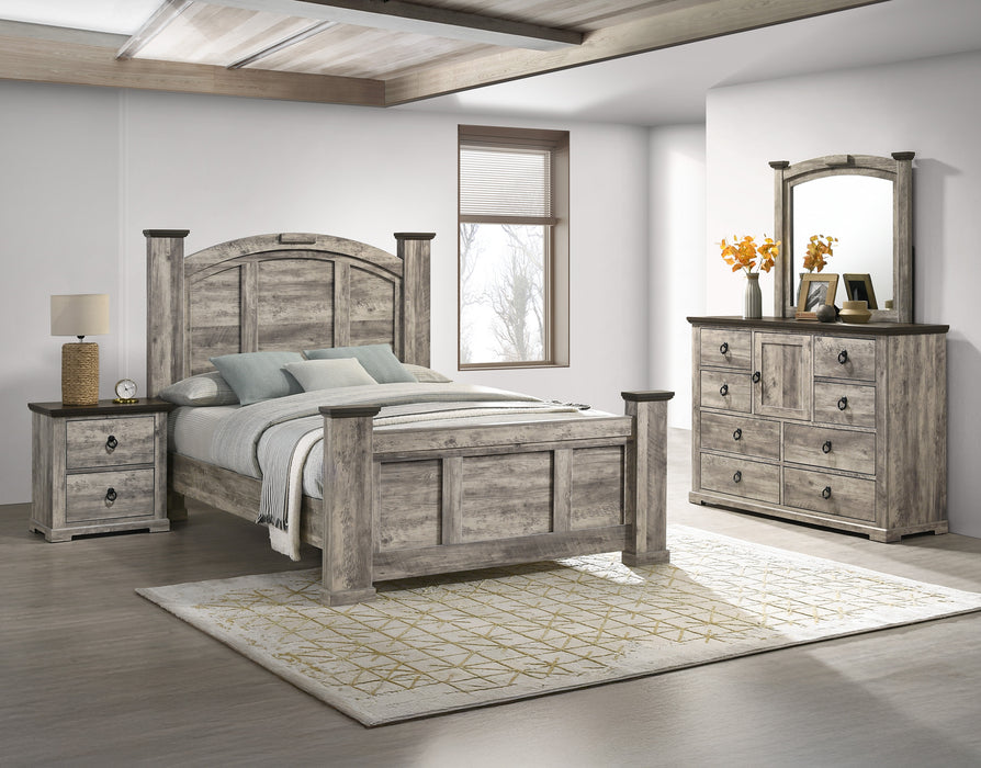 Ella-Mae - Queen Bed - Gray
