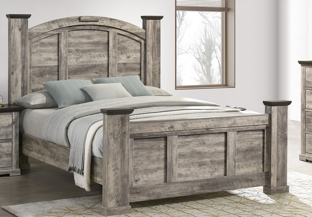 Ella-Mae - Queen Bed - Gray